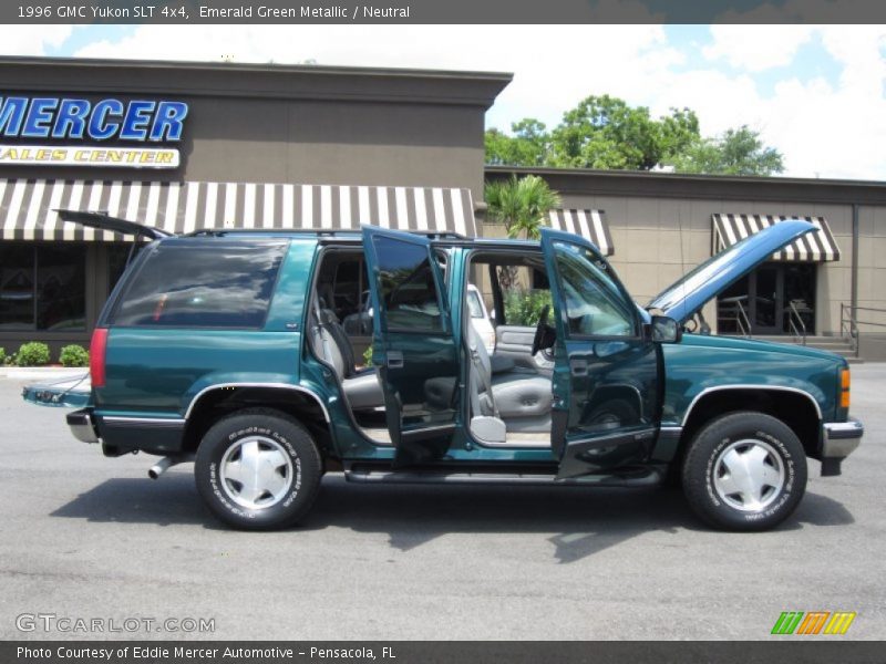 Emerald Green Metallic / Neutral 1996 GMC Yukon SLT 4x4