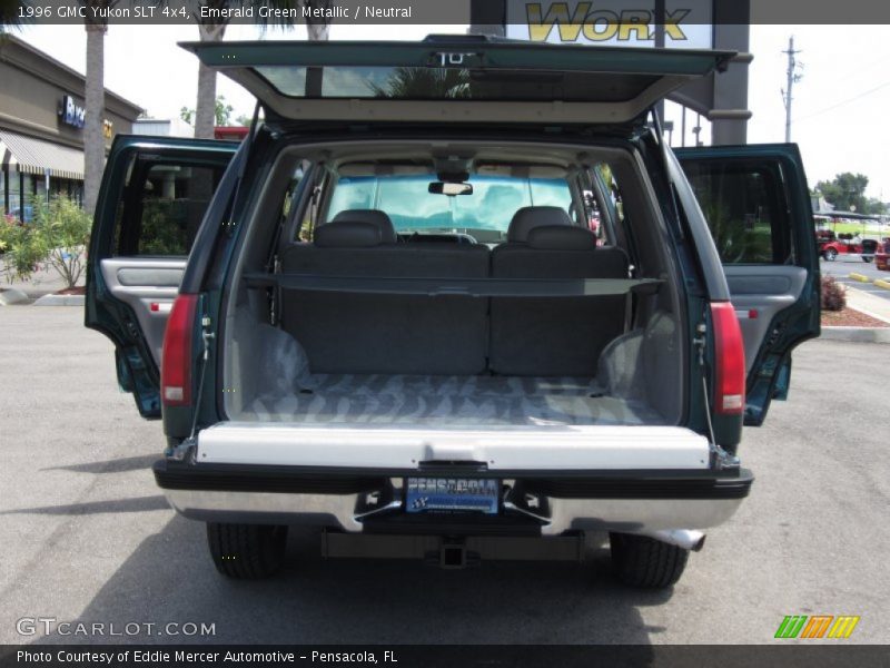 Emerald Green Metallic / Neutral 1996 GMC Yukon SLT 4x4