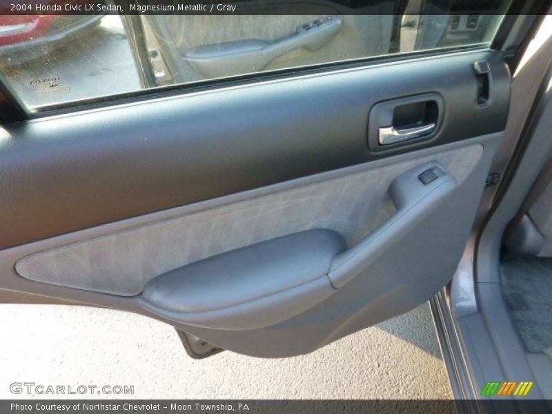 Magnesium Metallic / Gray 2004 Honda Civic LX Sedan