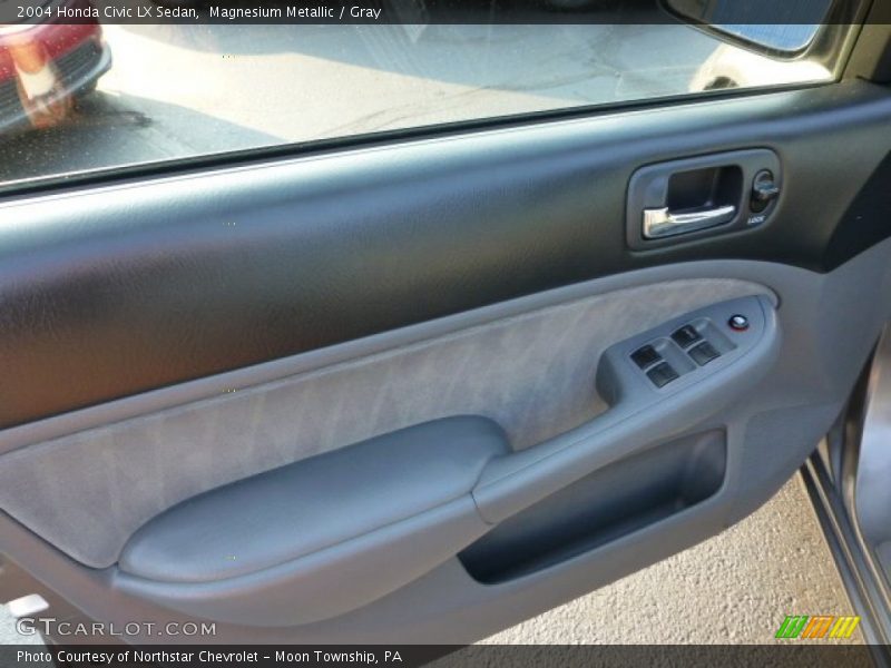 Magnesium Metallic / Gray 2004 Honda Civic LX Sedan