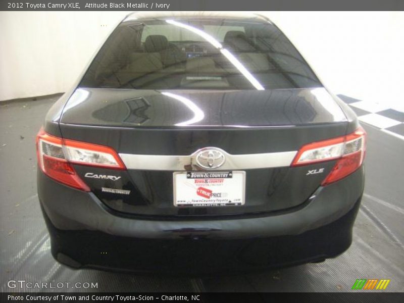 Attitude Black Metallic / Ivory 2012 Toyota Camry XLE
