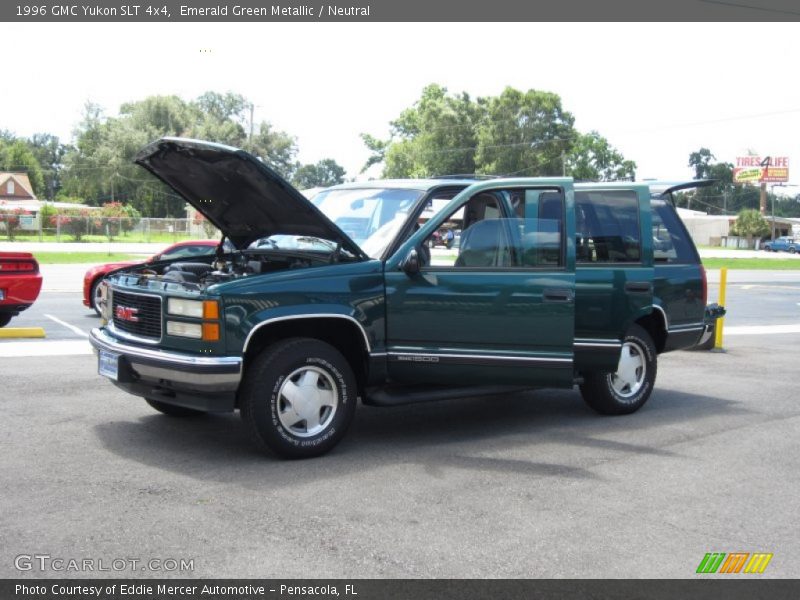 Emerald Green Metallic / Neutral 1996 GMC Yukon SLT 4x4