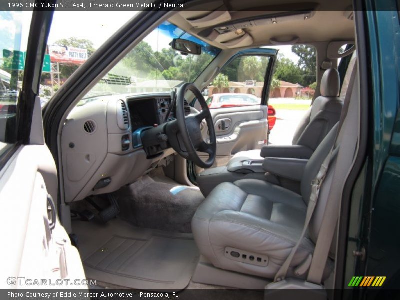Emerald Green Metallic / Neutral 1996 GMC Yukon SLT 4x4
