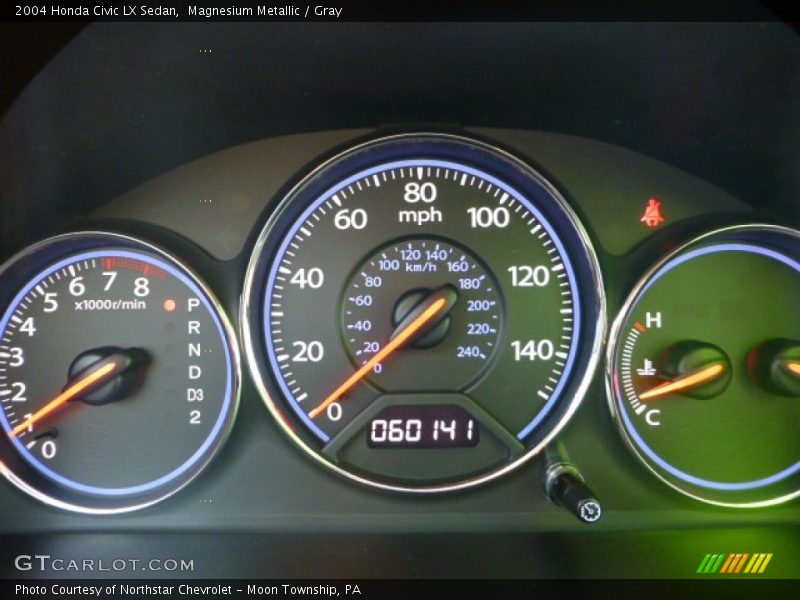 Magnesium Metallic / Gray 2004 Honda Civic LX Sedan