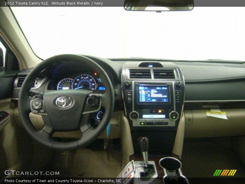 Attitude Black Metallic / Ivory 2012 Toyota Camry XLE