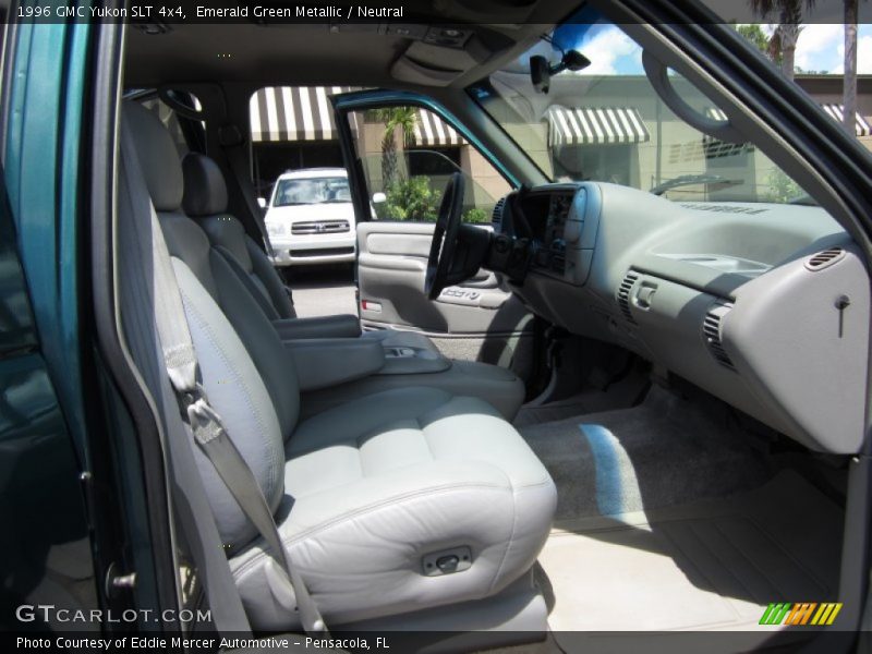 Emerald Green Metallic / Neutral 1996 GMC Yukon SLT 4x4