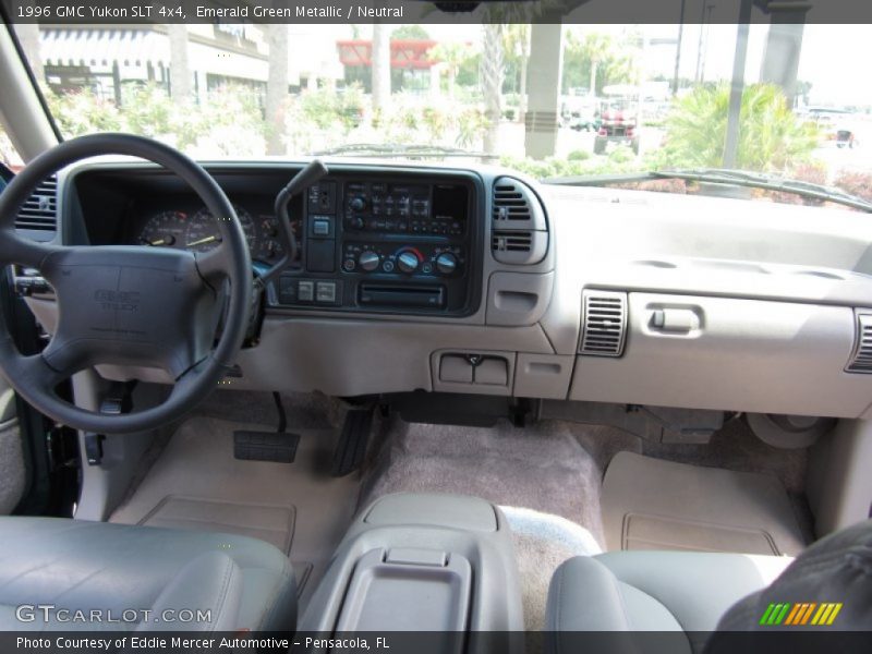 Emerald Green Metallic / Neutral 1996 GMC Yukon SLT 4x4