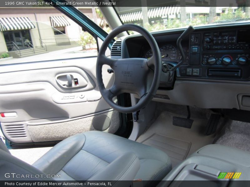 Emerald Green Metallic / Neutral 1996 GMC Yukon SLT 4x4