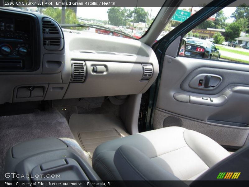 Emerald Green Metallic / Neutral 1996 GMC Yukon SLT 4x4