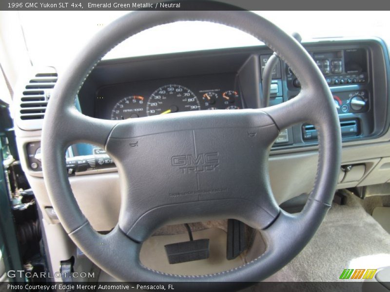 Emerald Green Metallic / Neutral 1996 GMC Yukon SLT 4x4