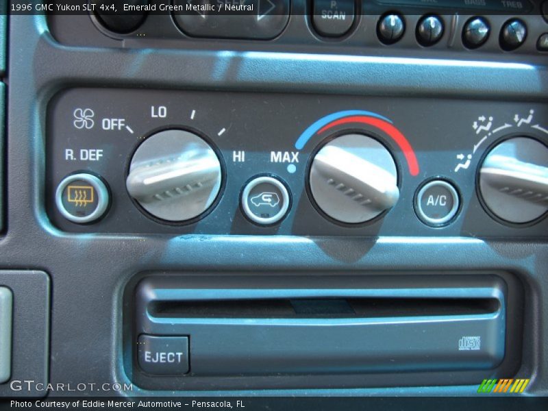 Emerald Green Metallic / Neutral 1996 GMC Yukon SLT 4x4