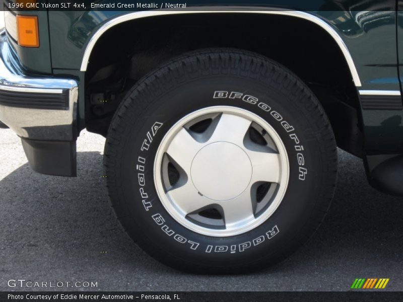 Emerald Green Metallic / Neutral 1996 GMC Yukon SLT 4x4