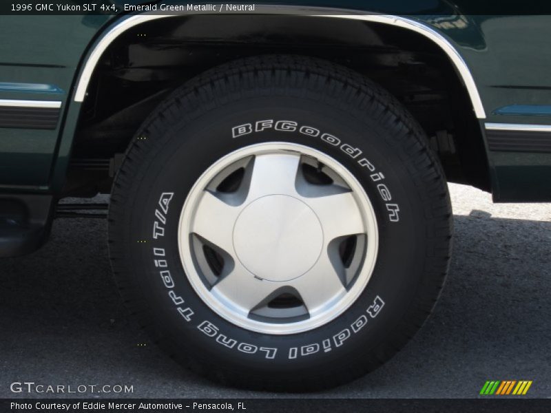 Emerald Green Metallic / Neutral 1996 GMC Yukon SLT 4x4