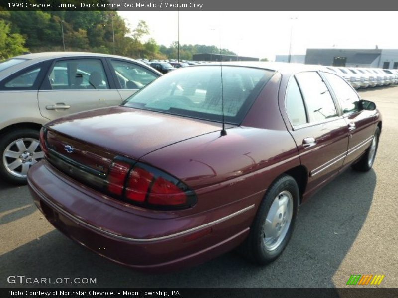 Dark Carmine Red Metallic / Medium Gray 1998 Chevrolet Lumina