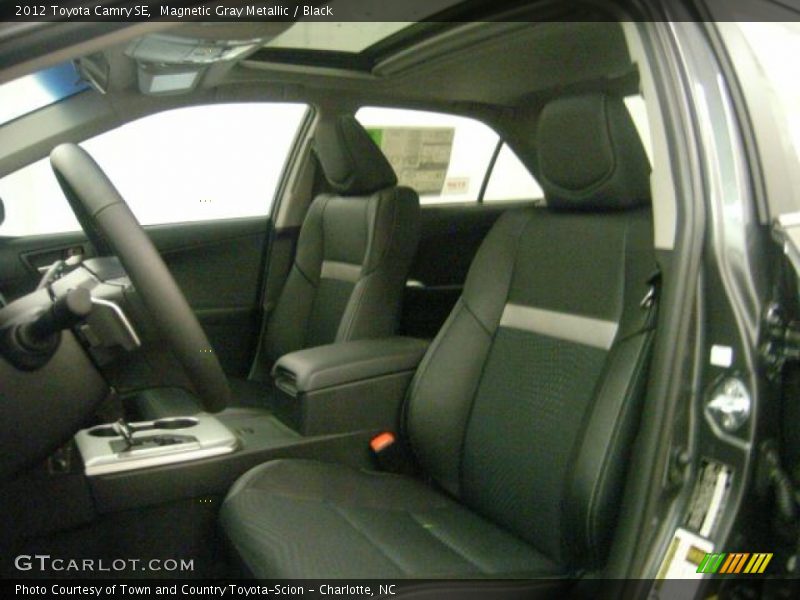 Magnetic Gray Metallic / Black 2012 Toyota Camry SE