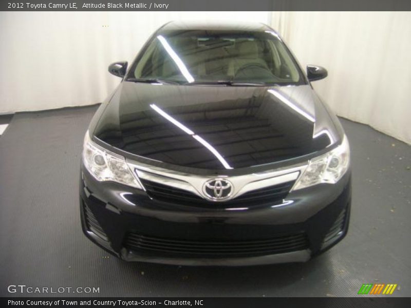 Attitude Black Metallic / Ivory 2012 Toyota Camry LE