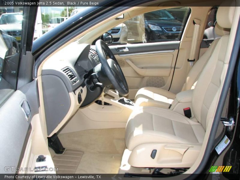 Black / Pure Beige 2005 Volkswagen Jetta 2.5 Sedan