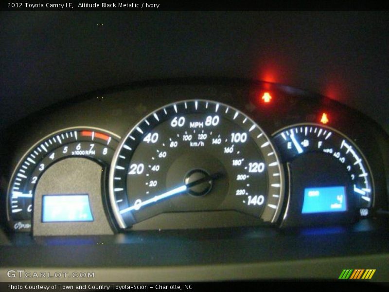 Attitude Black Metallic / Ivory 2012 Toyota Camry LE