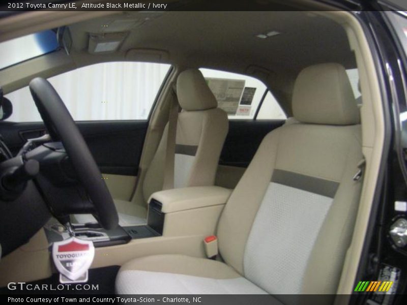 Attitude Black Metallic / Ivory 2012 Toyota Camry LE
