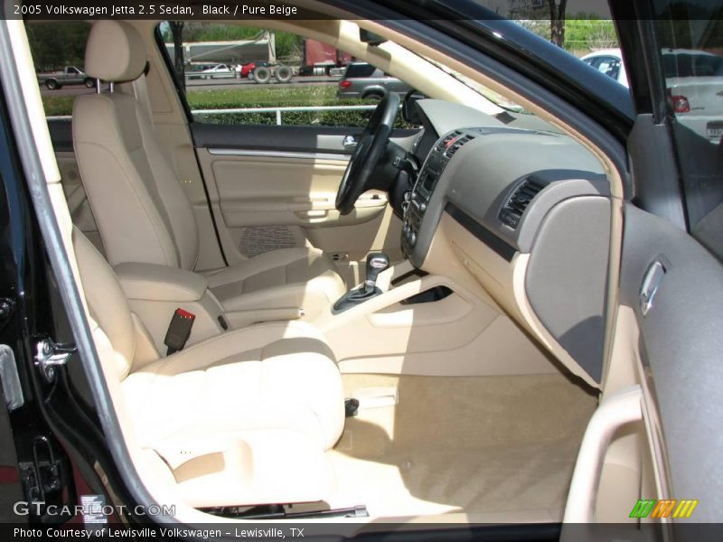 Black / Pure Beige 2005 Volkswagen Jetta 2.5 Sedan