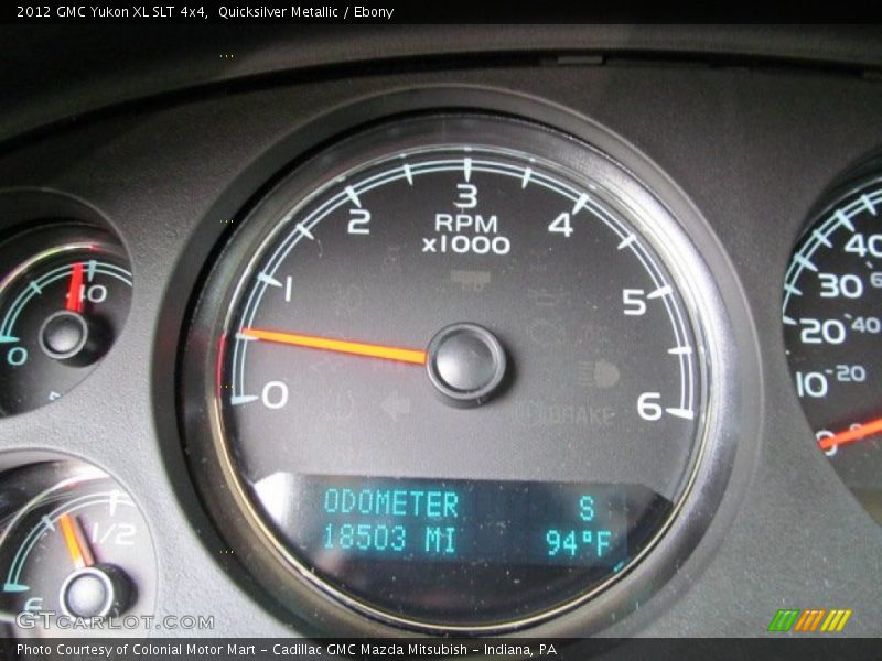 Quicksilver Metallic / Ebony 2012 GMC Yukon XL SLT 4x4