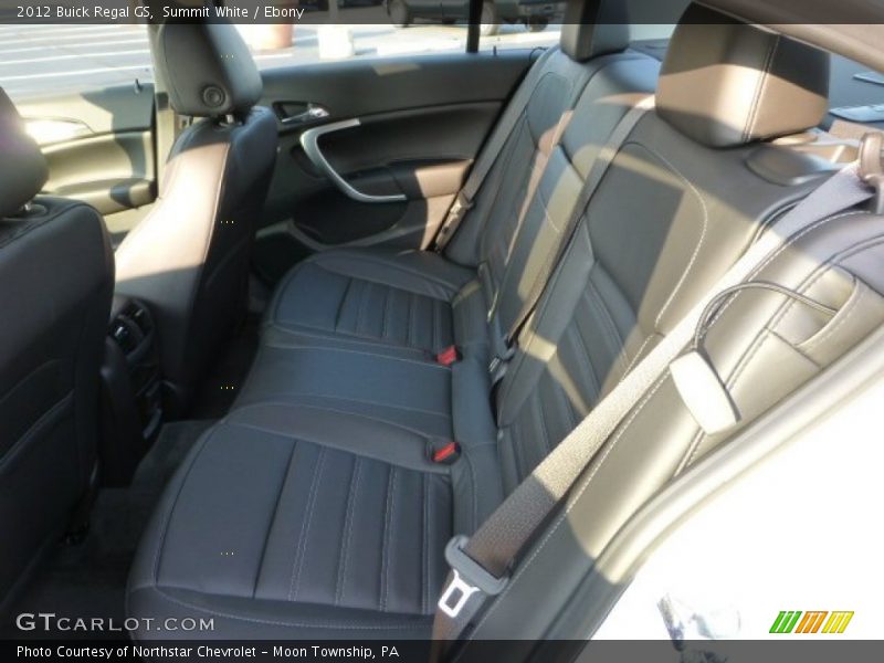 Summit White / Ebony 2012 Buick Regal GS