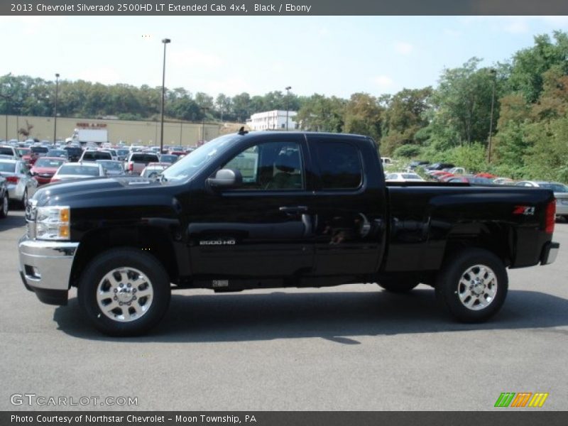 Black / Ebony 2013 Chevrolet Silverado 2500HD LT Extended Cab 4x4