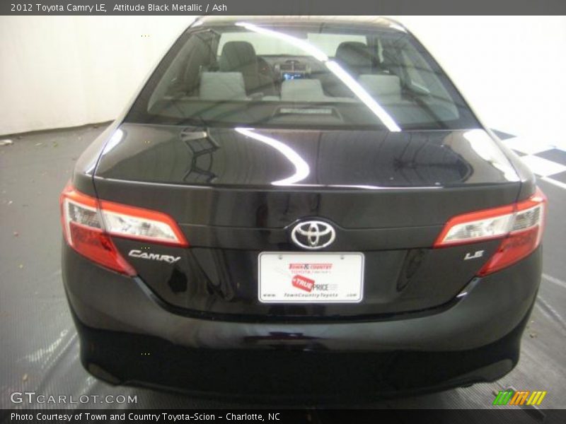 Attitude Black Metallic / Ash 2012 Toyota Camry LE