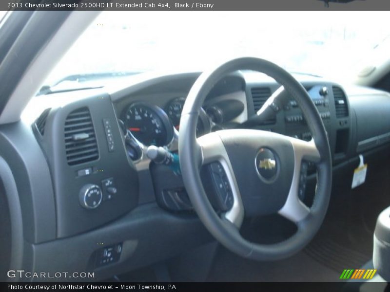 Black / Ebony 2013 Chevrolet Silverado 2500HD LT Extended Cab 4x4