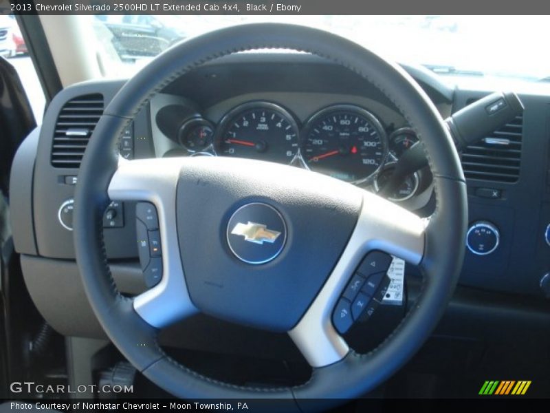 Black / Ebony 2013 Chevrolet Silverado 2500HD LT Extended Cab 4x4