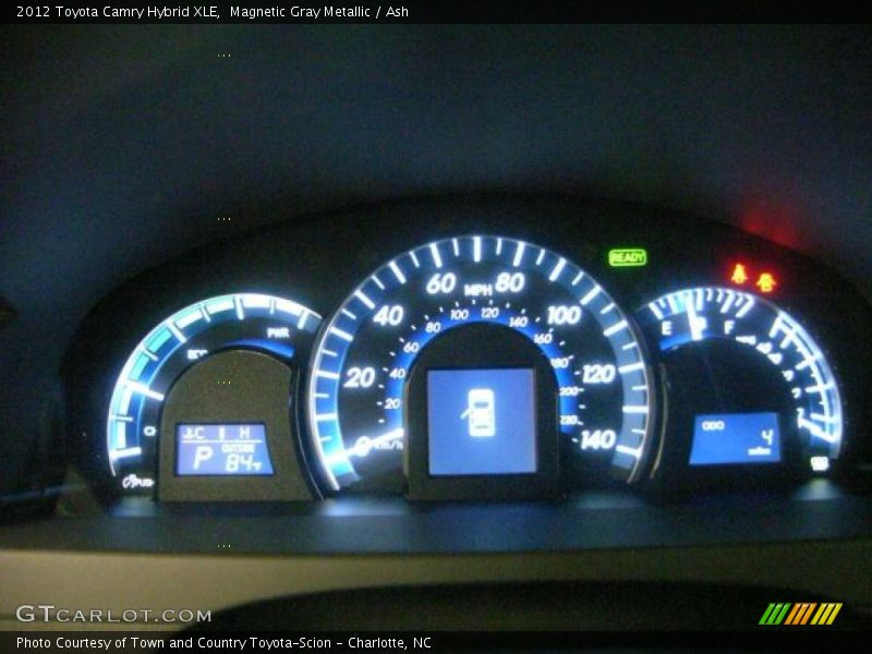 Magnetic Gray Metallic / Ash 2012 Toyota Camry Hybrid XLE