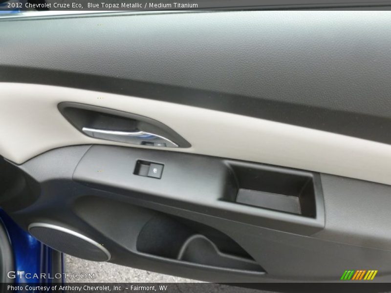 Blue Topaz Metallic / Medium Titanium 2012 Chevrolet Cruze Eco
