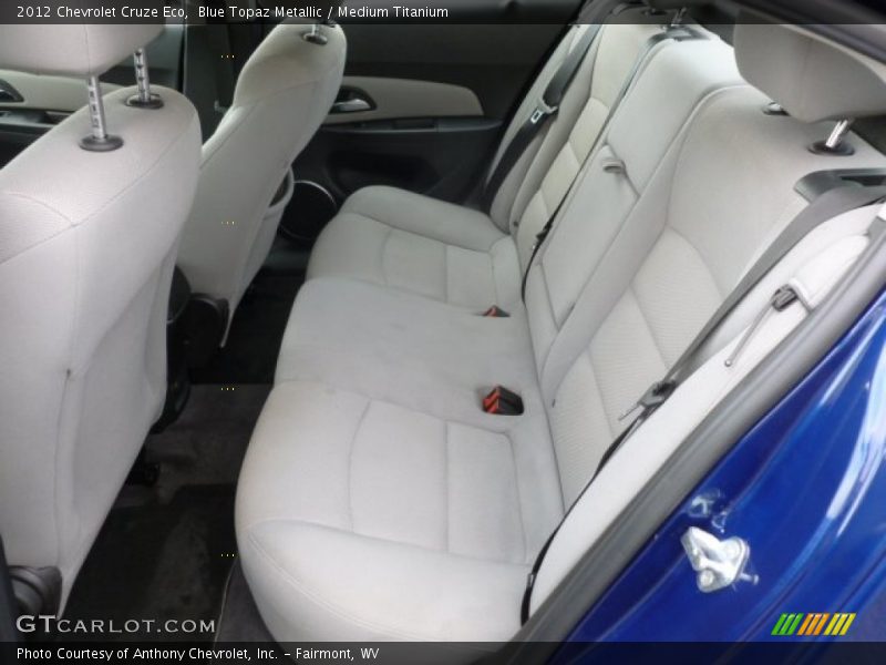 Blue Topaz Metallic / Medium Titanium 2012 Chevrolet Cruze Eco