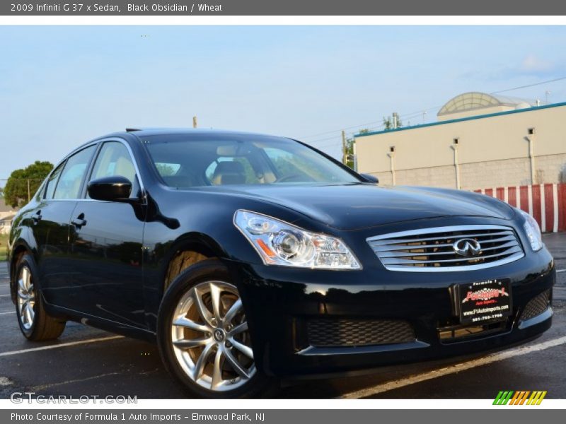 Black Obsidian / Wheat 2009 Infiniti G 37 x Sedan
