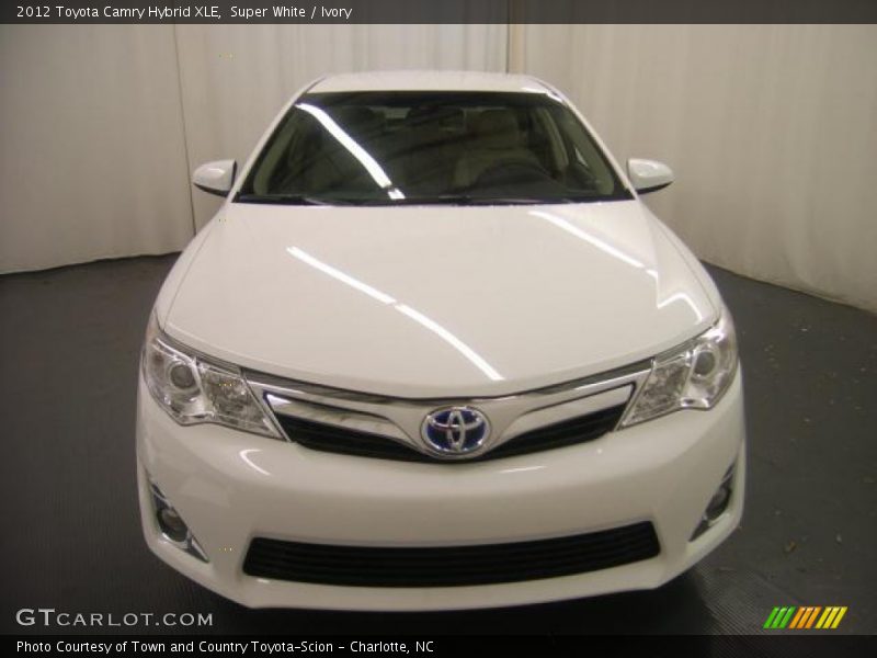 Super White / Ivory 2012 Toyota Camry Hybrid XLE