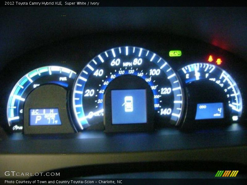 Super White / Ivory 2012 Toyota Camry Hybrid XLE