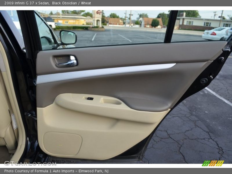 Black Obsidian / Wheat 2009 Infiniti G 37 x Sedan