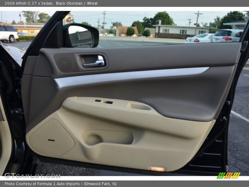 Black Obsidian / Wheat 2009 Infiniti G 37 x Sedan
