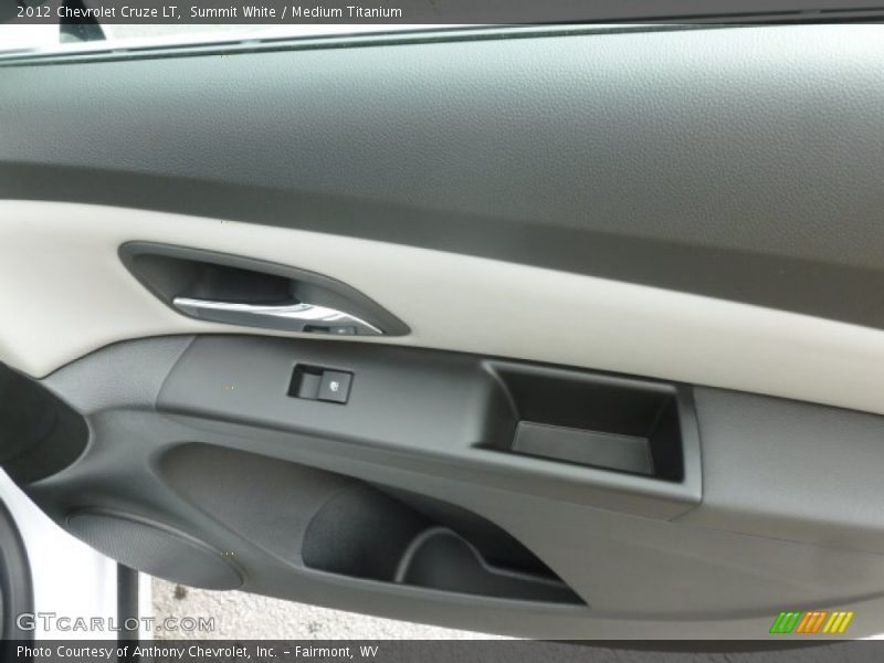 Summit White / Medium Titanium 2012 Chevrolet Cruze LT