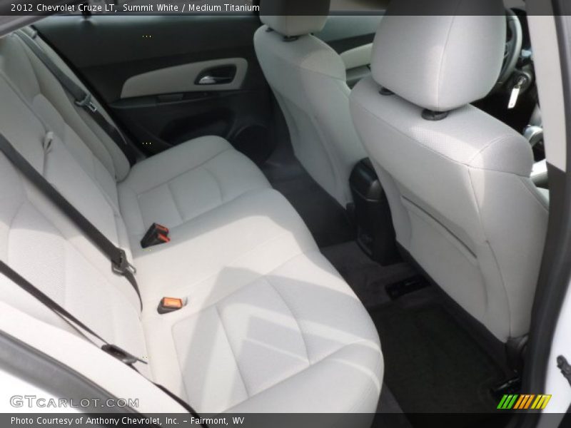 Summit White / Medium Titanium 2012 Chevrolet Cruze LT