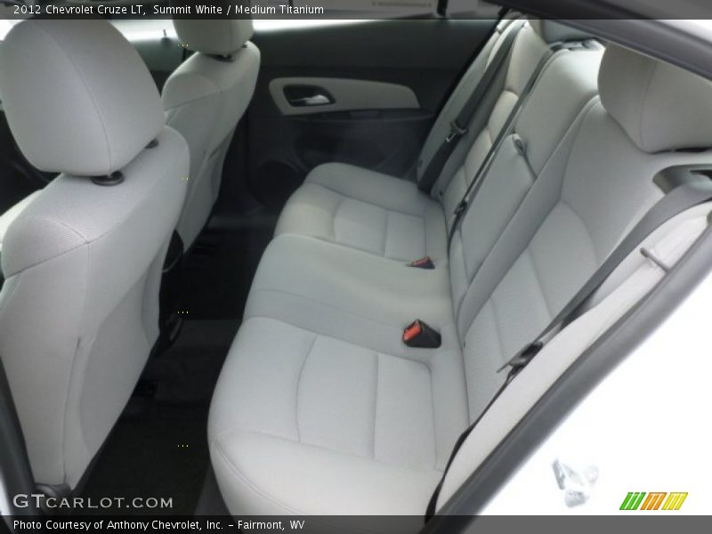 Summit White / Medium Titanium 2012 Chevrolet Cruze LT