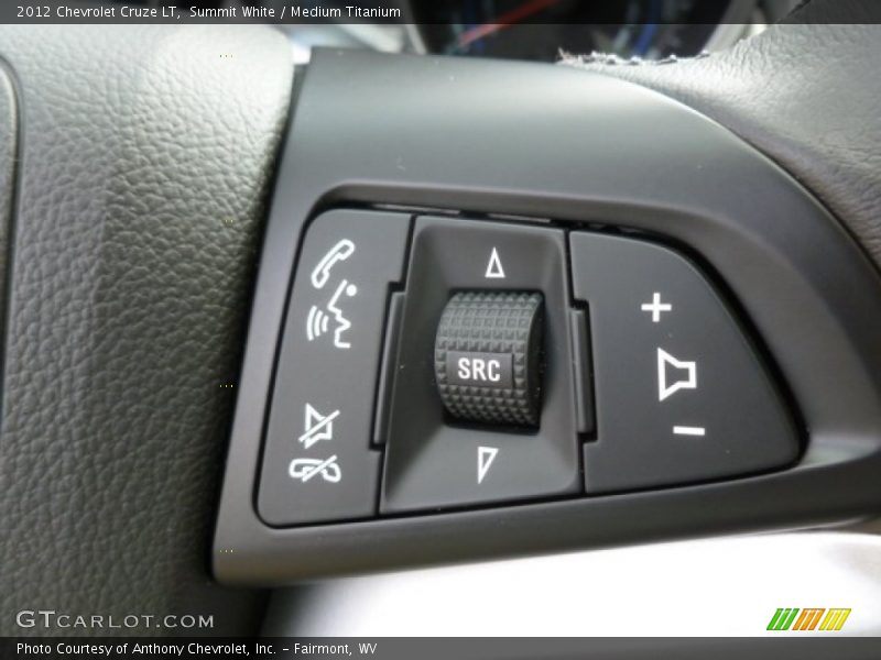 Summit White / Medium Titanium 2012 Chevrolet Cruze LT