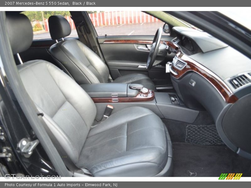 Black / Black 2007 Mercedes-Benz S 550 Sedan