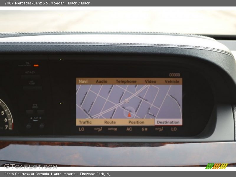 Black / Black 2007 Mercedes-Benz S 550 Sedan