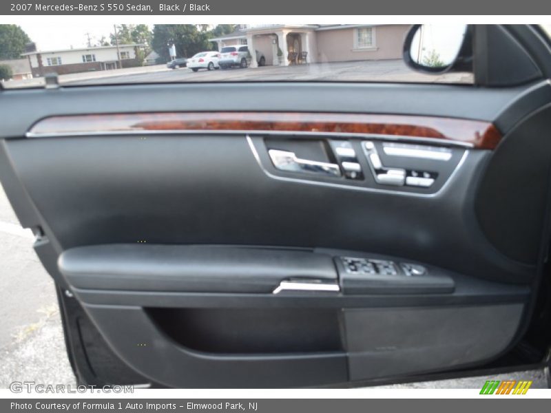 Black / Black 2007 Mercedes-Benz S 550 Sedan