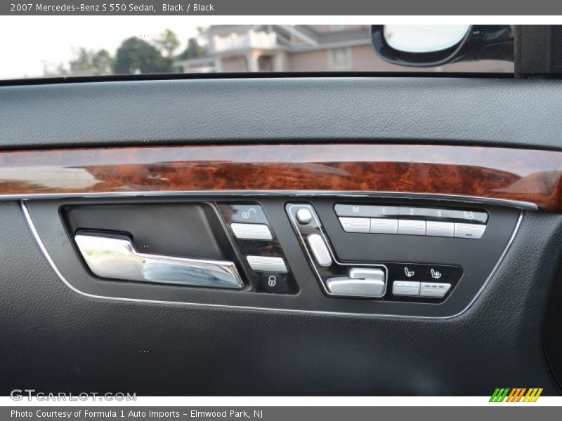 Black / Black 2007 Mercedes-Benz S 550 Sedan