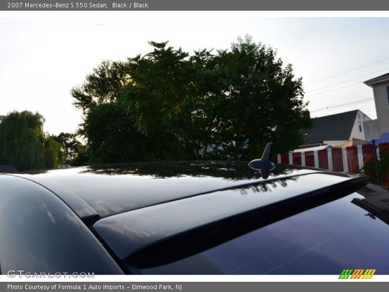 Black / Black 2007 Mercedes-Benz S 550 Sedan