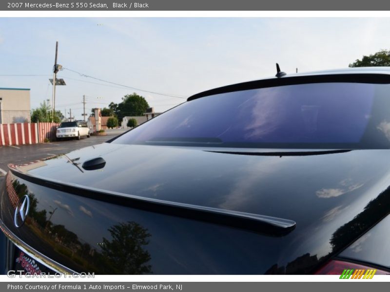 Black / Black 2007 Mercedes-Benz S 550 Sedan