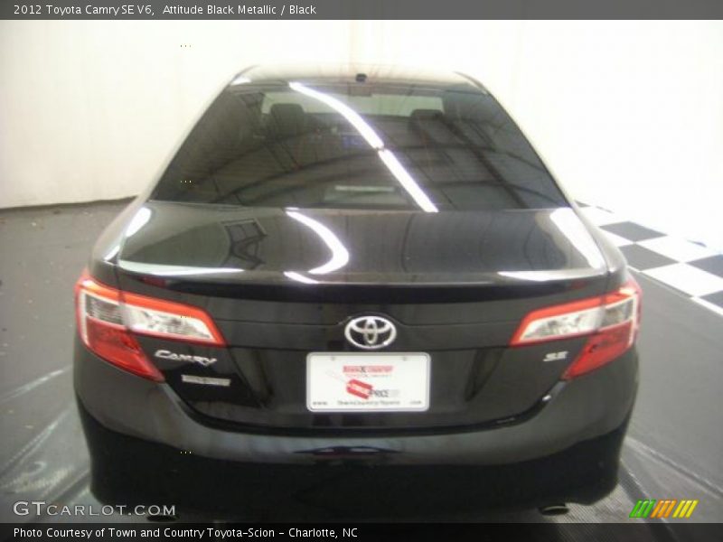 Attitude Black Metallic / Black 2012 Toyota Camry SE V6