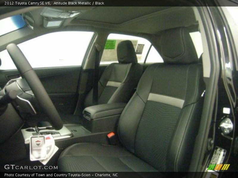 Attitude Black Metallic / Black 2012 Toyota Camry SE V6